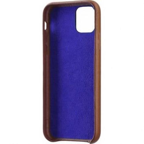 Coque - BEETLECASE - iPhone 11 - Lökkfull läder - Brun - Ökad skydd brun
