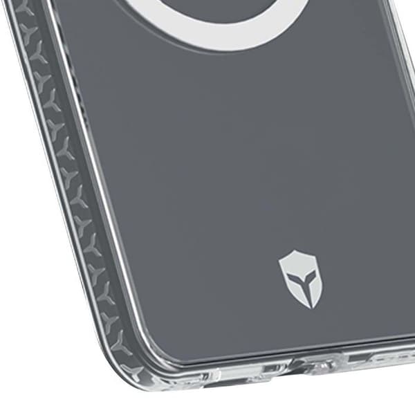 MagSafe-skal - FORCE CASE - Samsung Galaxy S25 Edge - Stötsäker - Transparent - AIR-kudde Vit