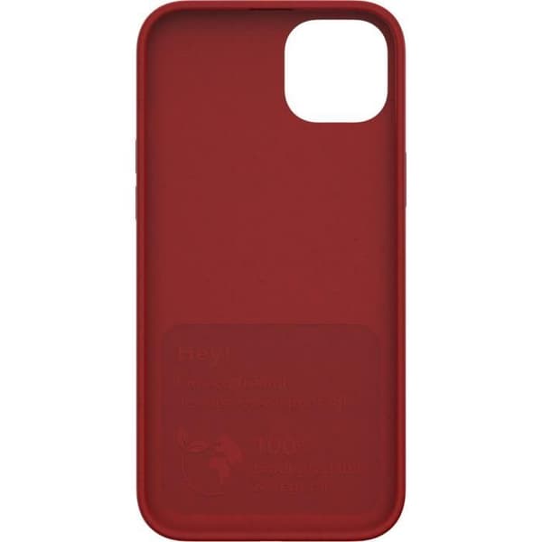 Coque - Just Green - iPhone 14 Max - Biodegrable - Mjuk - Röd Röd