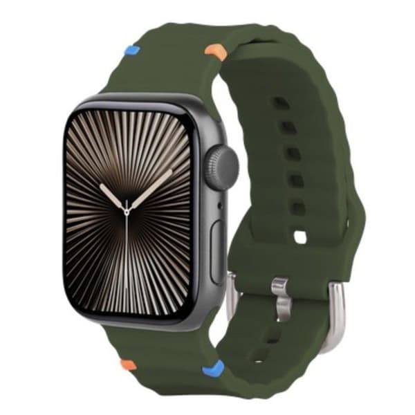 ActiveFlex-armband för Apple Watch 44/45/46/49mm, khaki