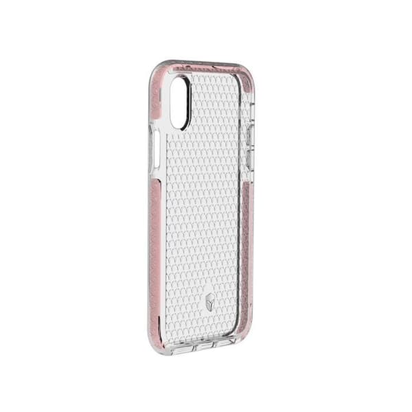 Skyddshölje - Force Case Life - iPhone X - Rosa - Lätt - Stöttålighet Ros
