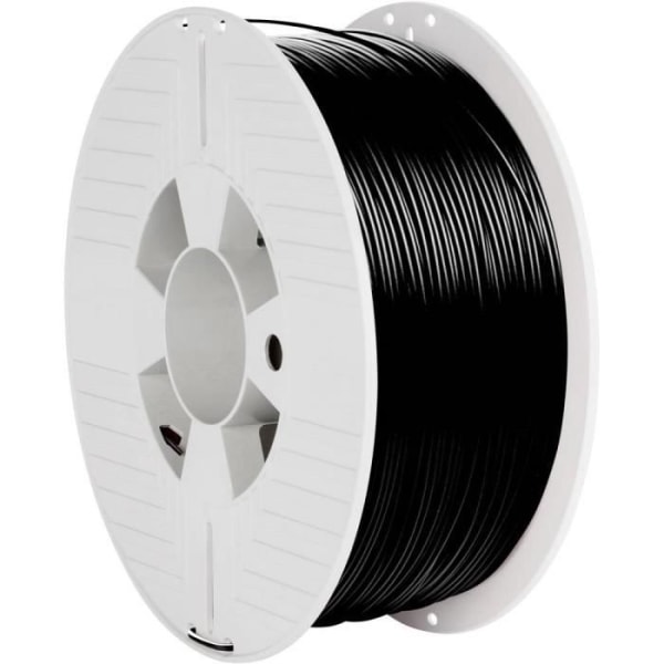 Verbatim PETG filament - Svart RAL 9017 - 1,75 mm - 1 kg - Hög slagtålighet