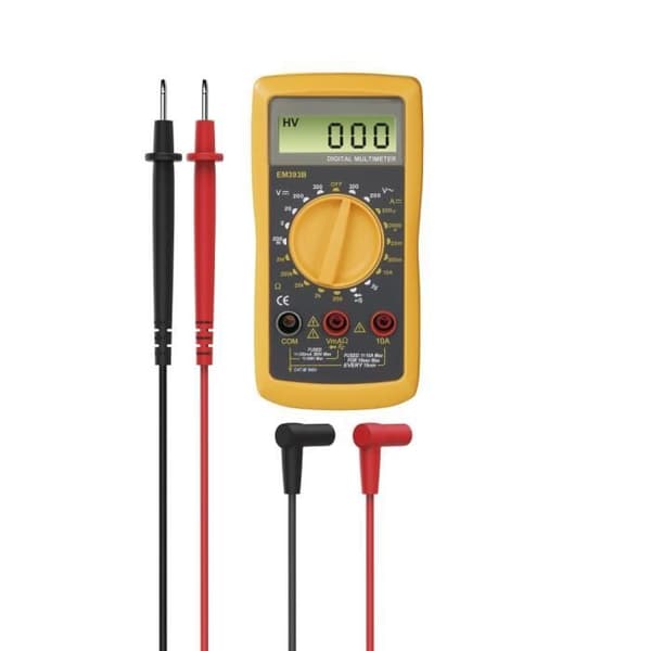 Multimeter - HAMA - Digital - Kategori III - Max spänning 300 V - Ström 10 A