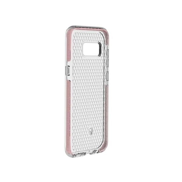 Fodral - Force Case Life - Galaxy S8+ - Rosa - Fallmotstånd 1m - Halvstyvt Ros