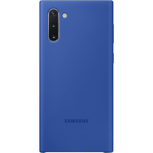 Blått silikonfodral Note10 Blå