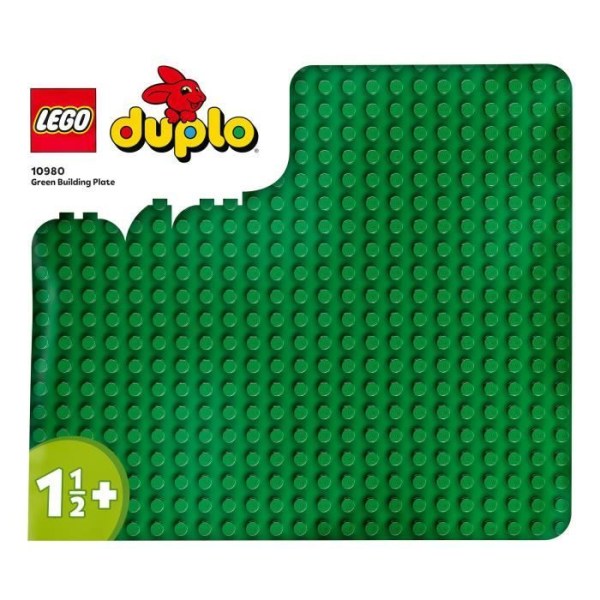 LEGO® 10980 DUPLO Den gröna byggplattan, bas för montering och display, byggleksak för barn