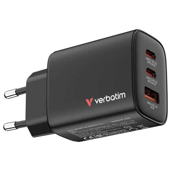 Verbatim 32352 Batteriladdare Svart