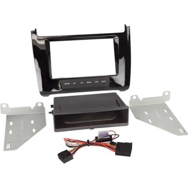 2-DIN Inbay® frontadapter VW Polo 4/2014 > klaver sort