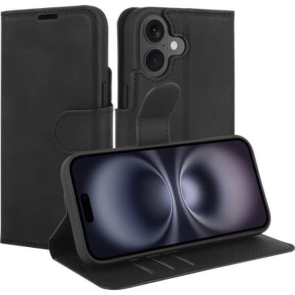 Plånboksfodral Prime för iPhone 17, svart Svart