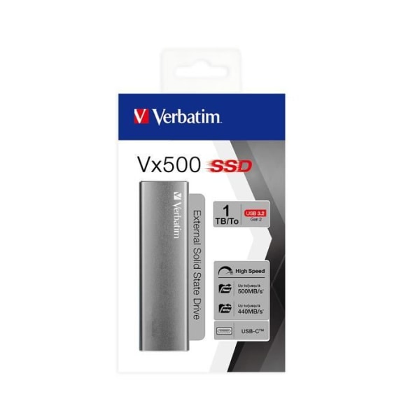 VX500 EXTERN SSD USB 3.1 G2 1TB