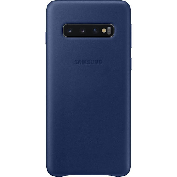 Samsung Läderfodral S10 - Mörkblå marinblå