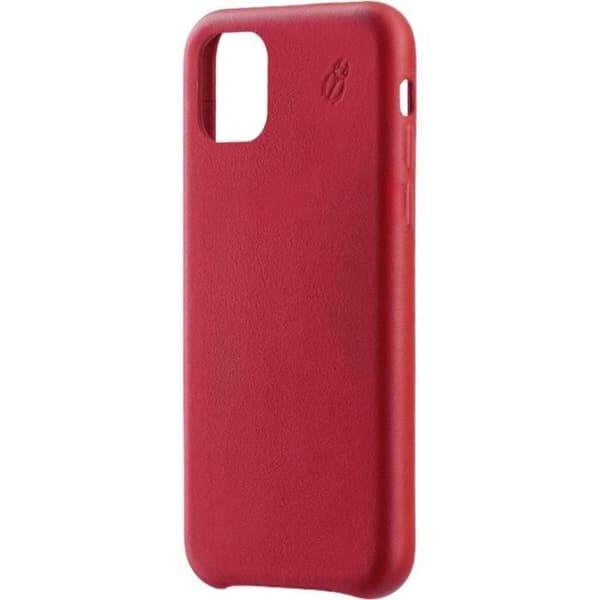 Läderfodral - Beetlecase - iPhone 11 - Röd - Mjuk - Elegant Röd