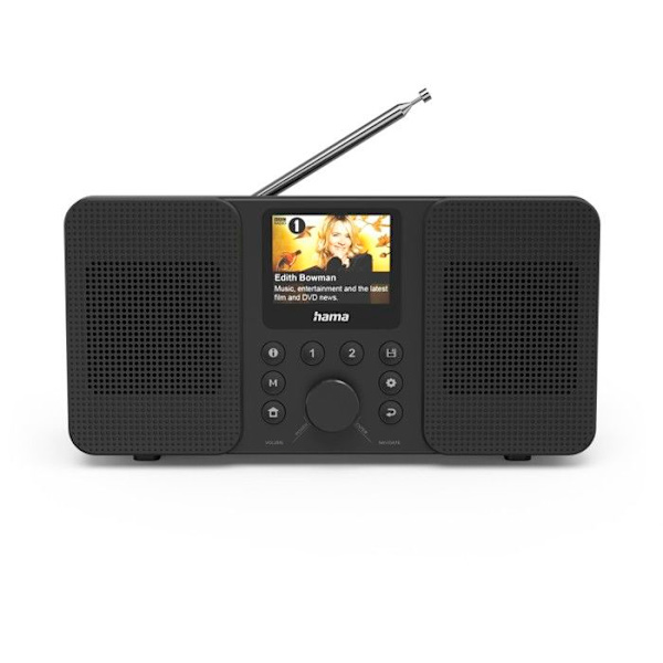 Radio digital "DIR10", DAB+/internetradio/Bluetooth® RX/app.