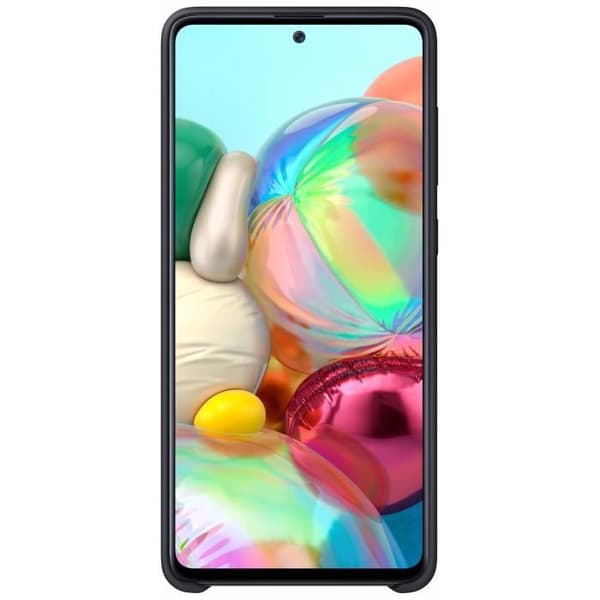 Siliconefodral Samsung A71 Svart