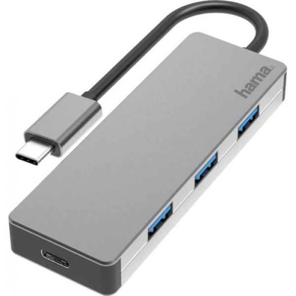 Hama USB-C® Multiport Hub (USB 3.1) 00200105 4 portar antracit - 4047443436771
