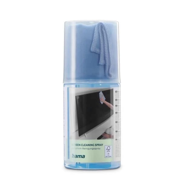 Skärmrengöring - Ej specificerad - 200ml - Mikrofiberduk - Stripsfri - FSC-certifiering