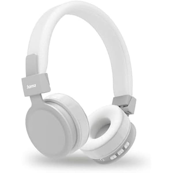 Bluetooth-headset - HAMA - Freedom Lit II - Vikbart - Integrerad mikrofon - Vadderad komfort Vit