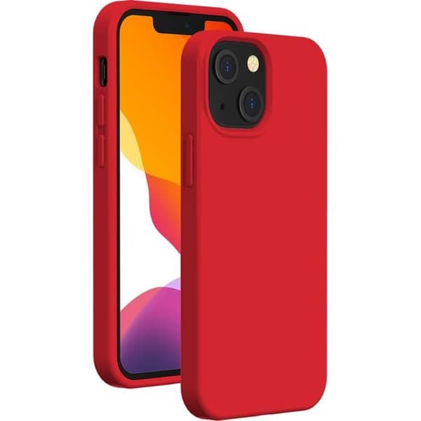 Coque - Bigben - iPhone 13 mini - Silikon - SoftTouch - Röd Röd