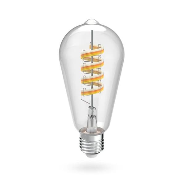 Amp. LED intel., Matter, E27, retro, filament ST64, RVBB, varierande, av. app.