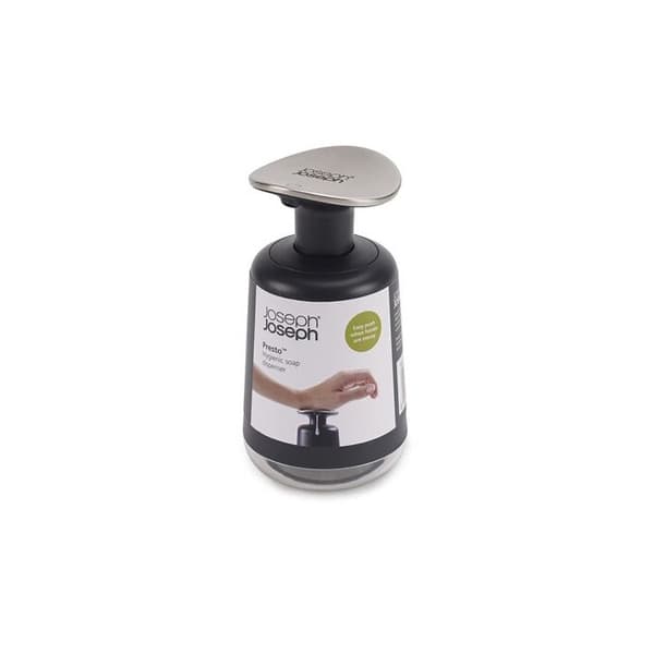 Tvålbehållare - Joseph Joseph - Presto - Rostfritt stål - Halkfri - 250 ml Grå