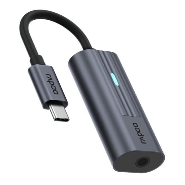 USB-C till 3,5 mm ljudadapter, grå