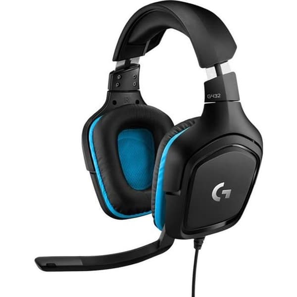 Gaming headset - Trådad - Logitech G - G432 - USB - Xbox One, PS4, Switch, PC, MAC - Svart