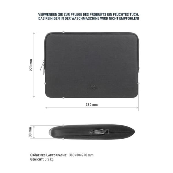 Datorväska 15.5-16" Clark ECO Svart Svart