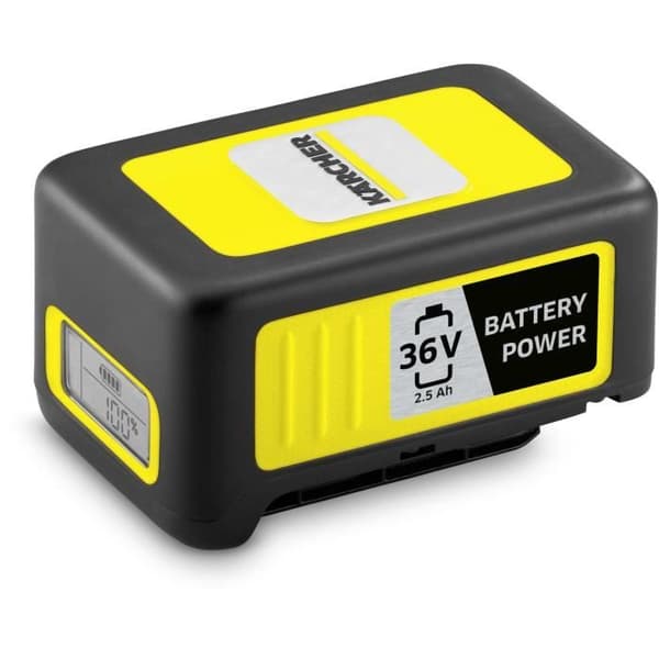 Batteri - KARCHER - Effekt 36V / 2,5 Ah - LCD-skärm - Litiumjon Svart