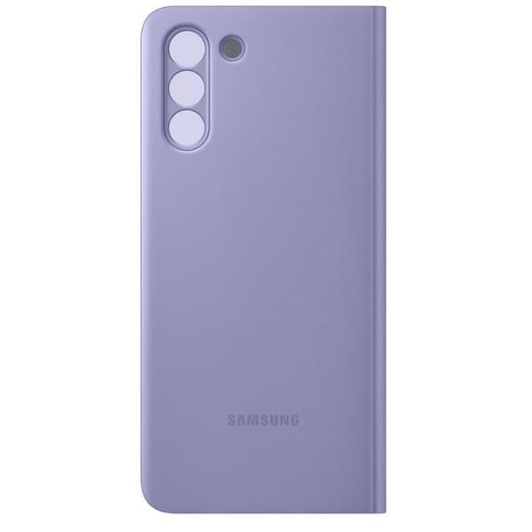 Smart Clear View Cover S21 Plus Lila