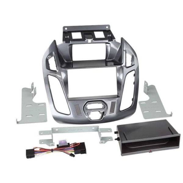 2-DIN Inbay® frontplatta adapter för Ford Transit Connect 2013 &gt; Nebula grå
