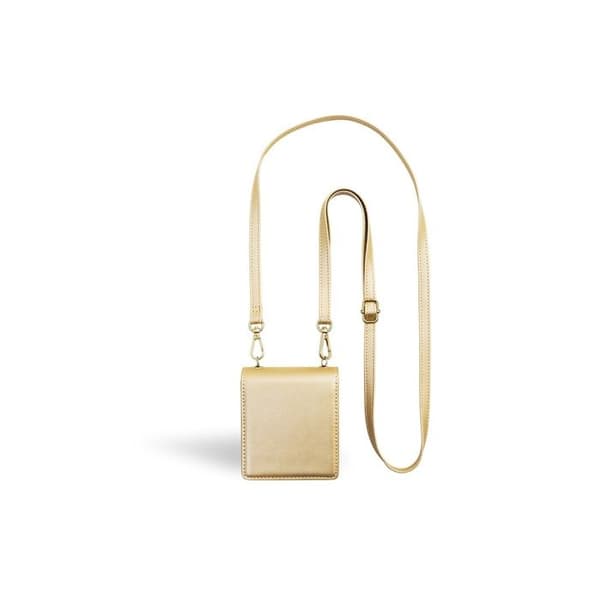 Guld axelficka för Galaxy Z Flip 6 Force Case Guld