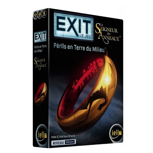 Pusselspel - IELLO - Exit Sagan om Ringen - Barn 10+ - Vit Vit