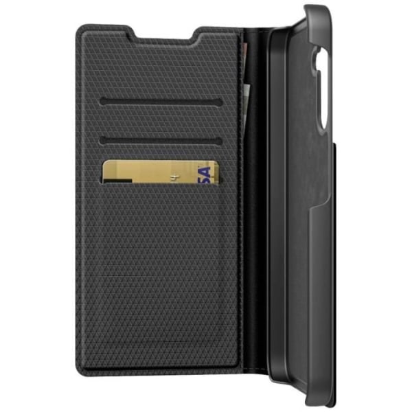 Black Rock Klassiskt Samsung Galaxy A15 svart plånboksfodral med stativfunktion