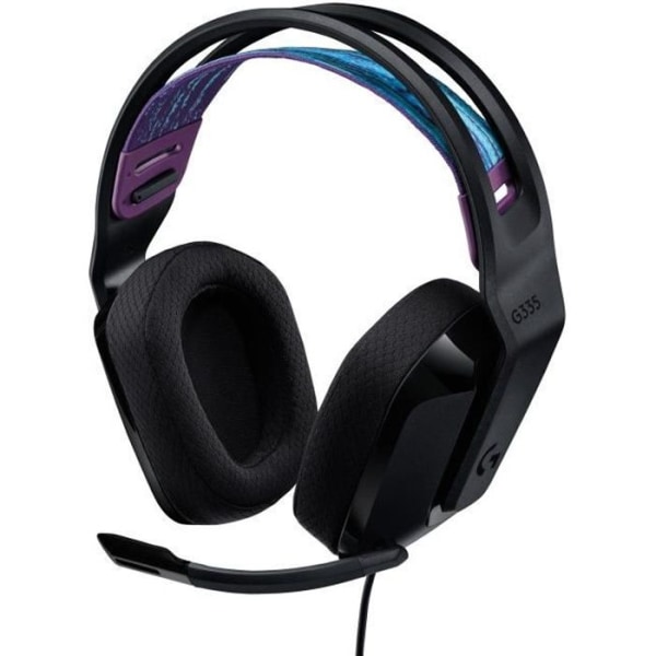 Gaming headset - Kablet - Logitech G - G335 - Letvægts - Sort