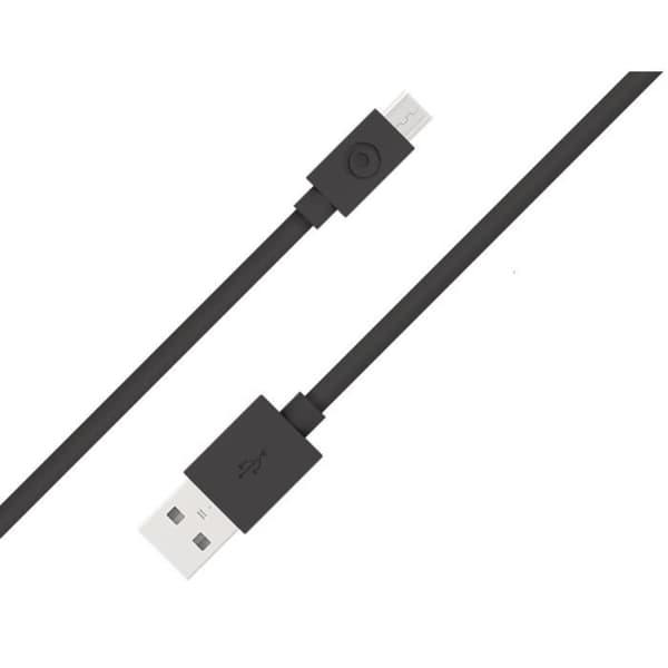 USB-kabel - Bigben - A/micro USB - 1,2m - Svart - 100% Återvunnen plast