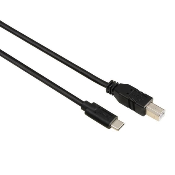 Hama 00135743, 1,8 m, USB C, USB B, 2,0, 480 Mbit/s, svart