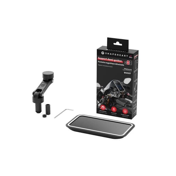 Stöd för smartphone - SHAPEHEART - Stem Boost - Magnetisk - Svart - XL CN