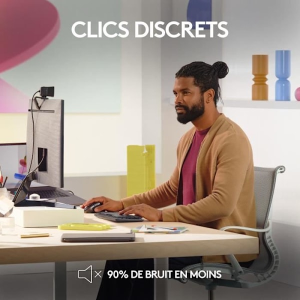 Skrivbordsmus - Trådlös - Logitech - MX Master 3S - Sideral Grå - För Mac