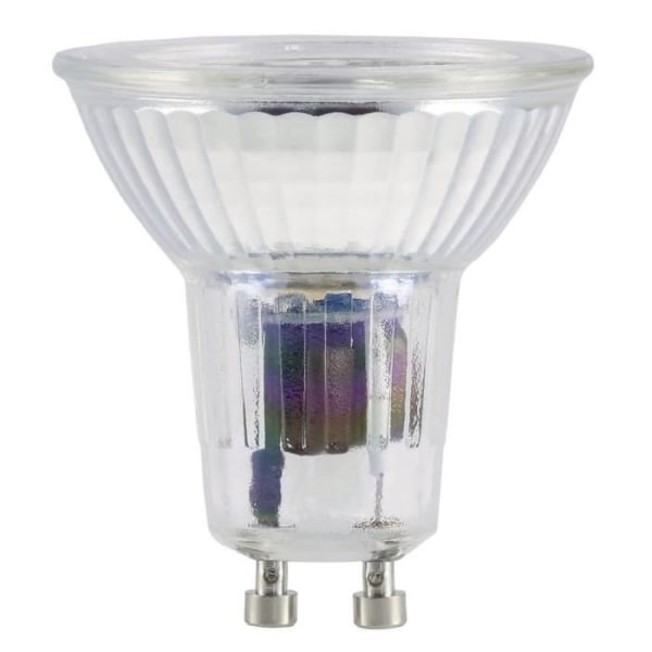 LED-lampa, GU10, 350lm utbyte 50W, förstärkare. refl. PAR16, lum. dag, glas