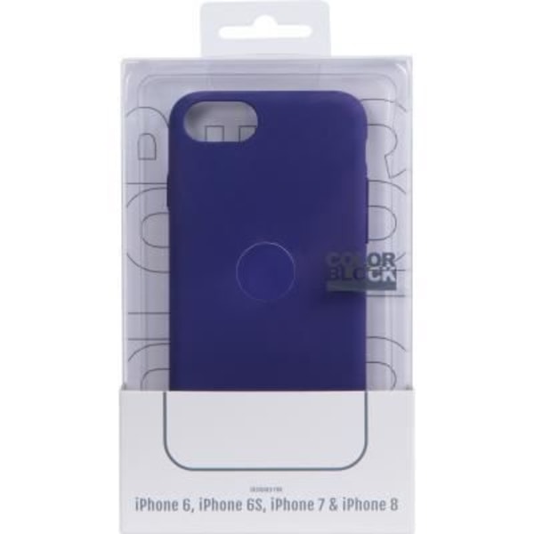 Ultra Violet Colorblock semi-stivt etui til iPhone 6/6S/7/8