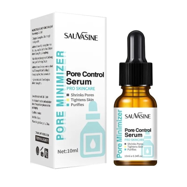 Pore Shrinking Ansigt Serum Fjerner Hormehoveder Mørke Pletter Acne Behandling Olie Kontrol Fugtgivende