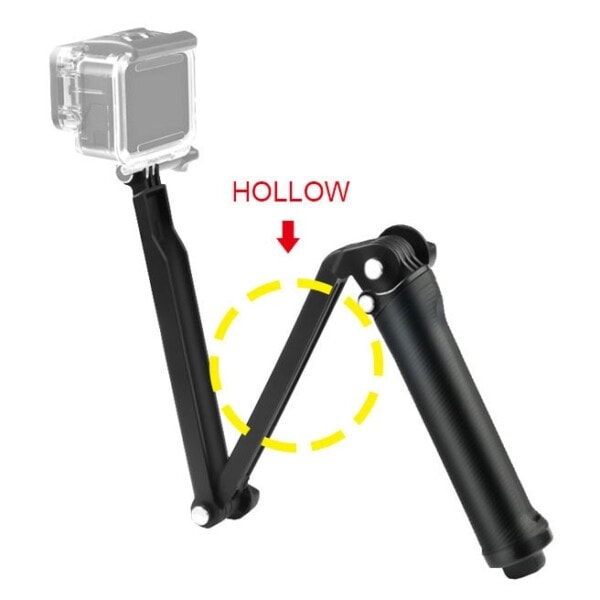 3 Way Grip Vattentät Monopod Selfie Stick Stativ Stativ