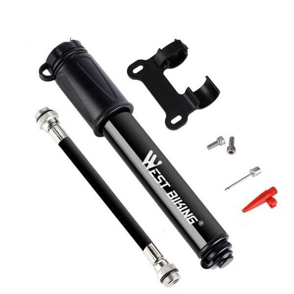 100Psi Mini Cykel Pump Aluminium Legering Cykel Hand Luft Pump Däck Inflator Schrader Presta Ventil
