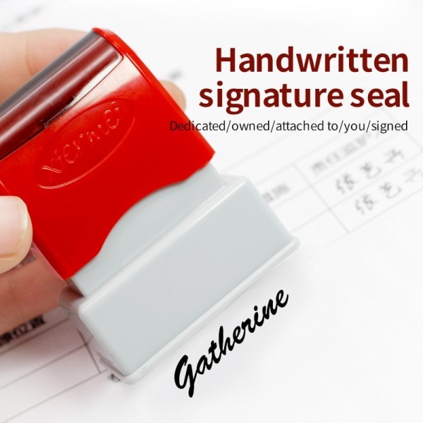 Egendefinert Lærer Navn Blekk Stempel Signatur Kalligrafi Selvtegning Personlig Brev Stempel