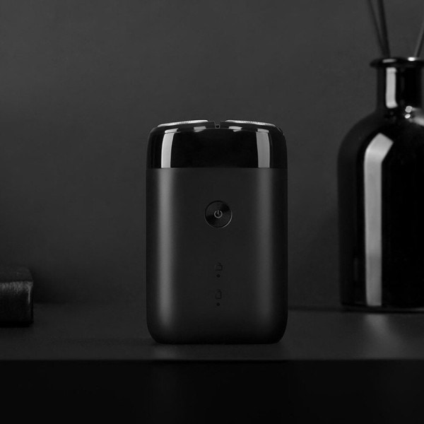 Elektrisk barbermaskine Tvilling blade bærbar tør våd barberkniv skæg trimmer kutter usb genopladelig
