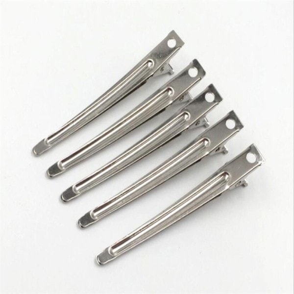 5 stk hår pleje clips rustfrit stål frisør snit clips klemmer