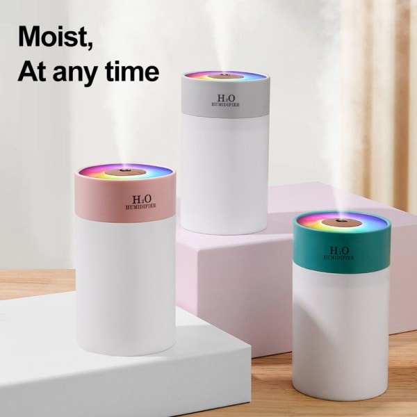 Lysende luftfukter husholdning skrivebord liten vann tilskudd spray luft fukting