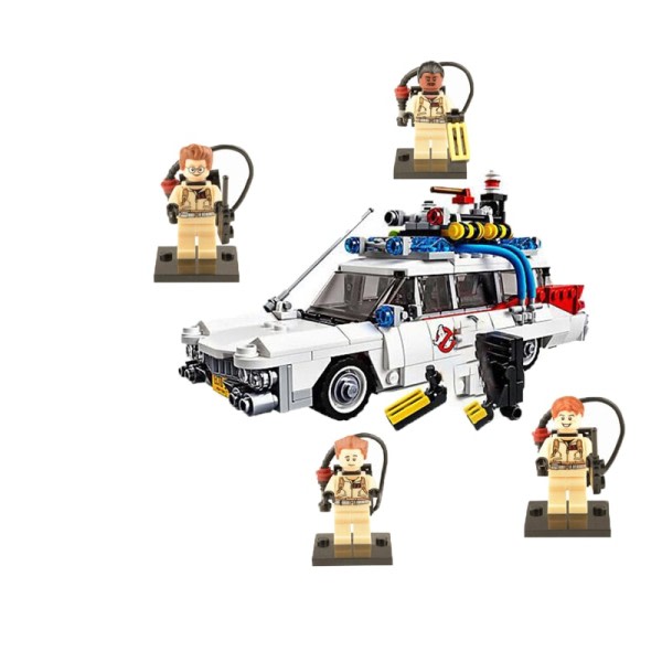 LepiningFriends 508PCS Ghost Busters Ecto-1 Building Blocks Brick Leker