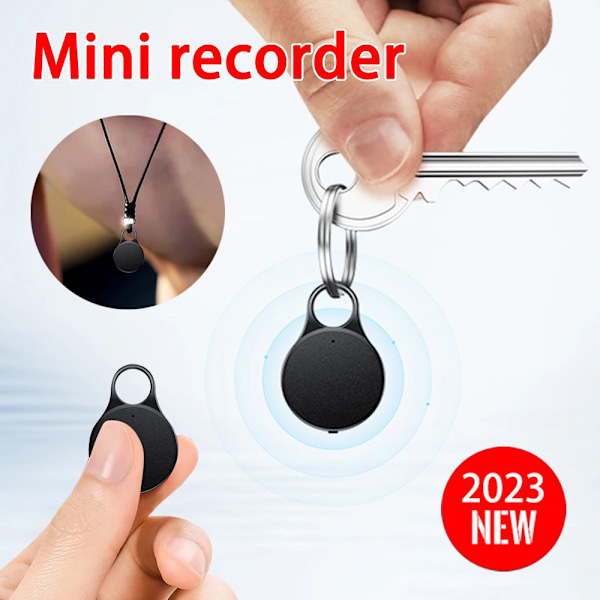Multifunktionell hängare typ knapp inspelare röst röstkontroll inspelning MP3 mini inspelare R3 32GB