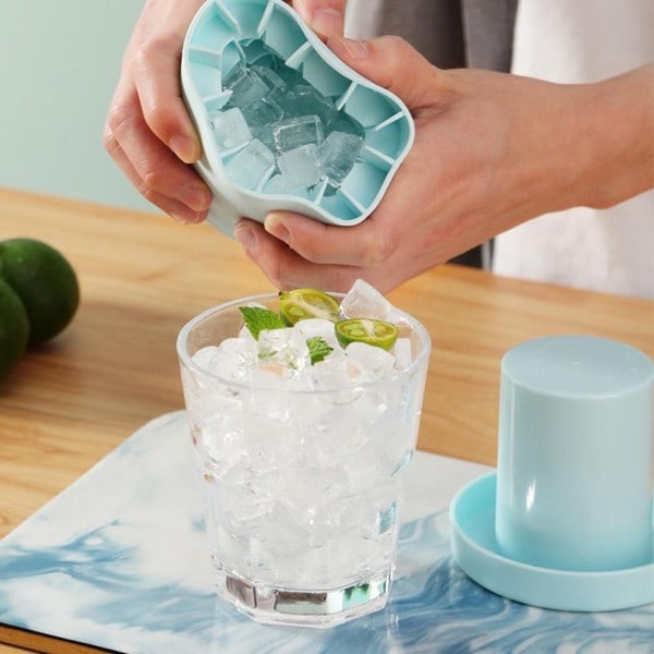 Silikon Is Mould Rund Sylinder Is Cube Making Mould Icemaker Bar Kjøkken Tilbehør